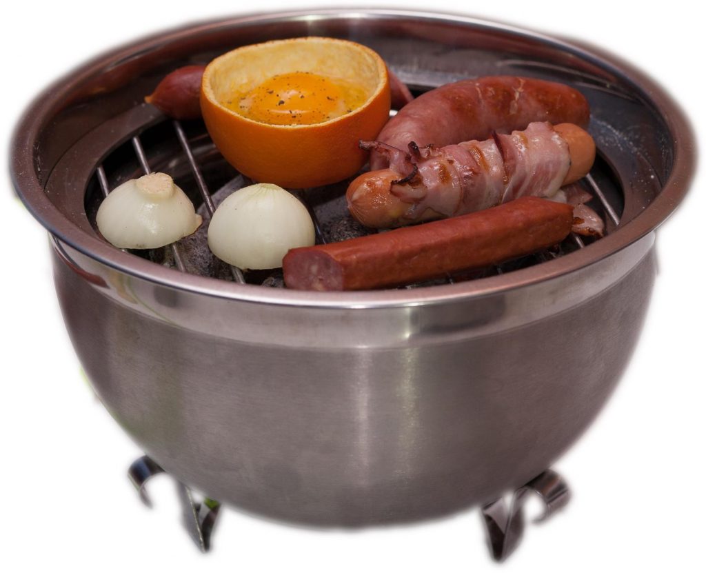 Настільний мангал "Великий компакт" | ZuzikBBQ