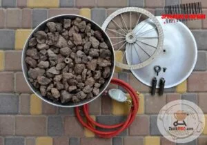 Мобільне газове вогнище (камін)